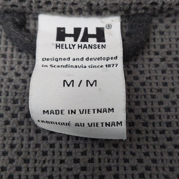 Helly Hansen Full Zip Men's Fleece Jacket Dark Grey Size Medium - Picture 10 of 13